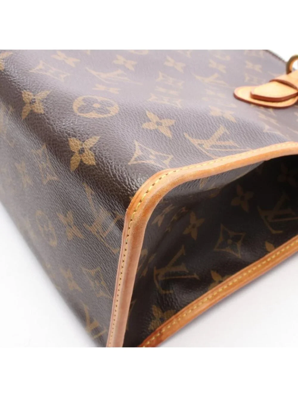 Louis Vuitton Tote Popincourt Monogram Canvas Leather